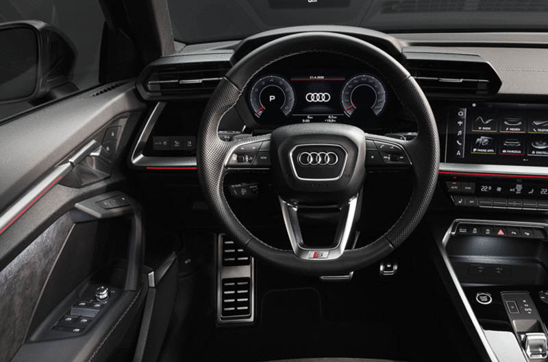 Audi S3 2.0T Premium 2022 Interior Steering View