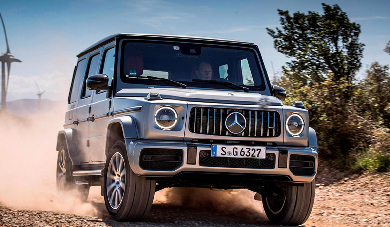 Mercedes AMG G63 4x4 Spied 2022 Front View