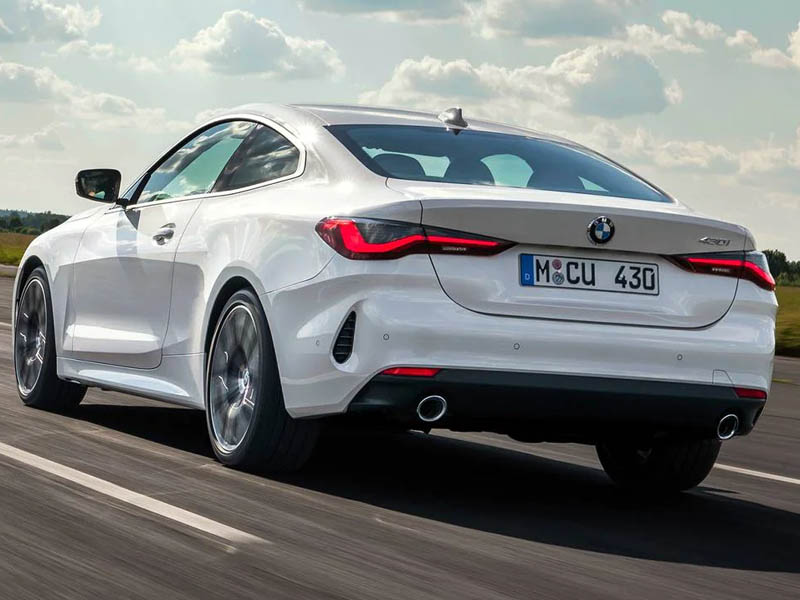 BMW 430i xDrive Coupe 2022 Back View