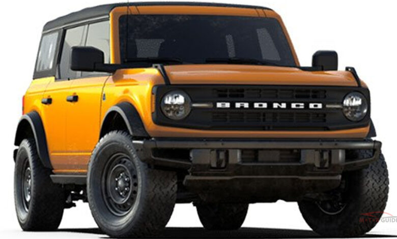 Ford Bronco Black Diamond 4 Door 2022 Price in Pakistan