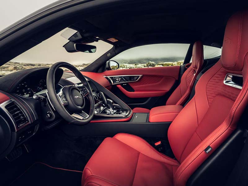 Jaguar F-Type P450 Coupe 2022 Front Interior