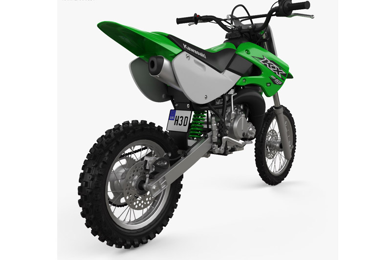 Kawasaki KX65 2022 Back View