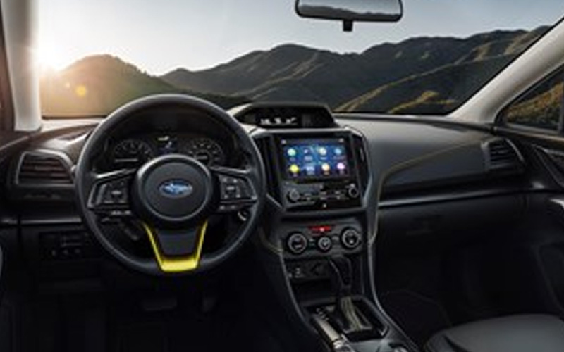 Subaru Crosstrek Premium CVT 2022 steering view