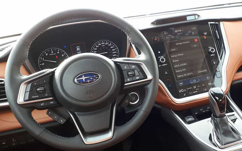 Subaru Legacy Touring XT 2022 steering view