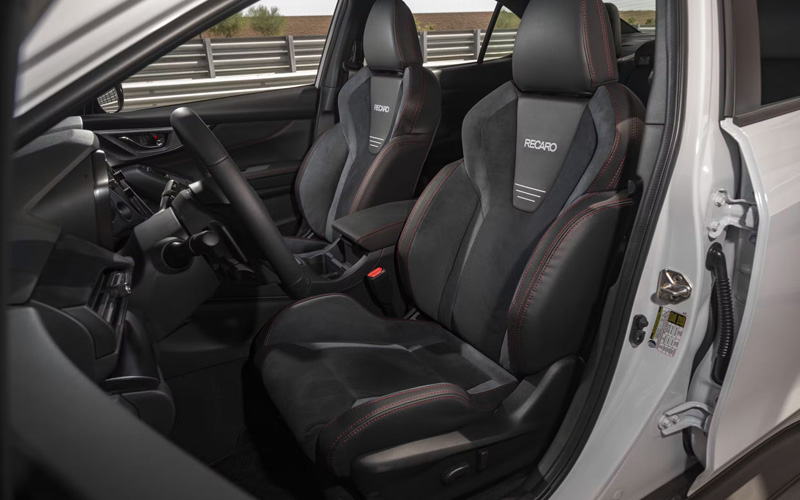 Subaru WRX GT Sedan 2022 interior seats