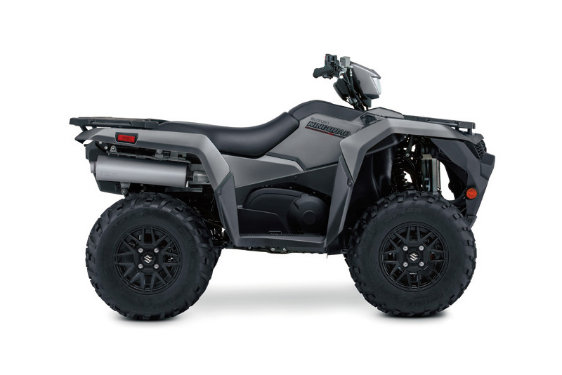 Suzuki KINGQUAD 500AXi 2022 Metallic Mat Rocky Gray Colours View