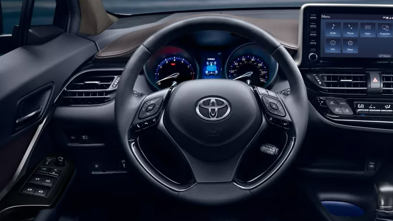 Toyota C-HR 2022 Interior Steering ViewToyota C-HR 2022 Interior Steering View