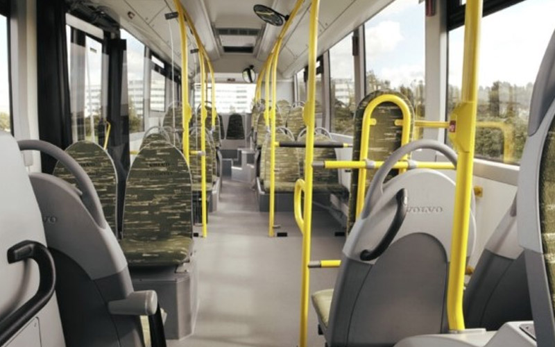 Volvo 7900 Electric Bus 2022 interior seats