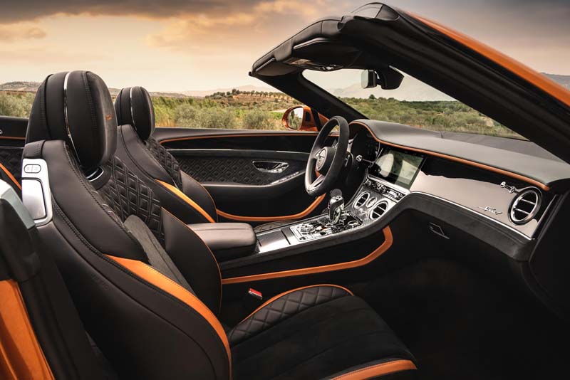 Bentley Continental GT Speed Convertible 2022 Seat Interior