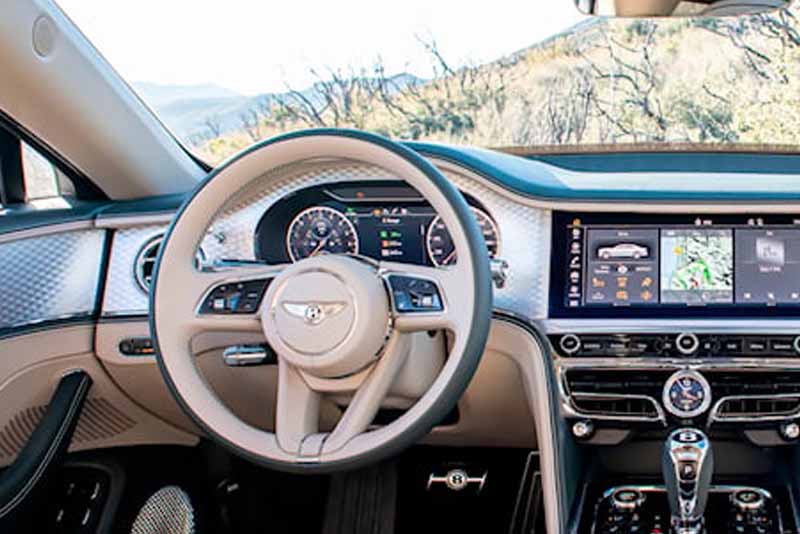 Bentley Flying Spur Hybrid Odyssean Edition 2022 Steering Interior