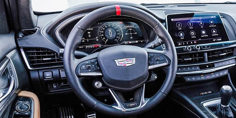 Cadillac CT5-V Blackwing 2022 Interior Steering View