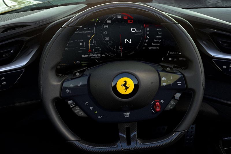 Ferrari SF90 Spider 2022 Steering Interior