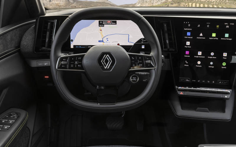 Renault Kadjar 2022 steering view