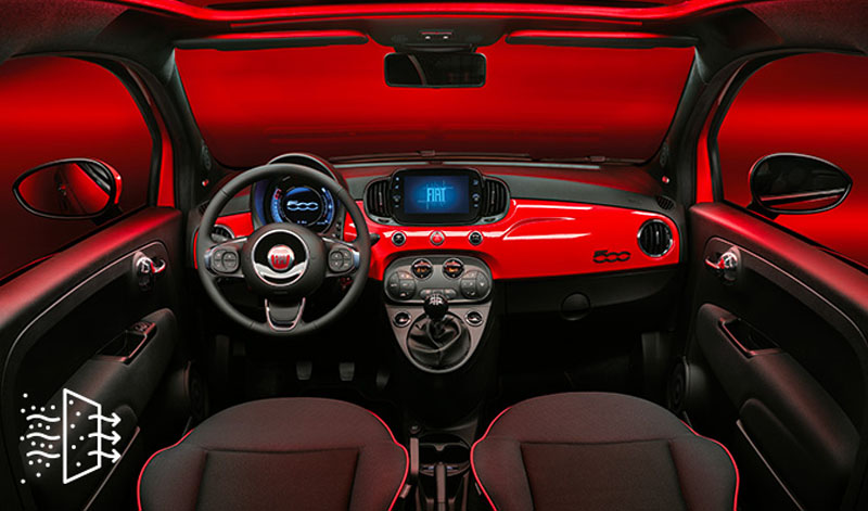 Fiat 500 2022 Interior Dashboard View