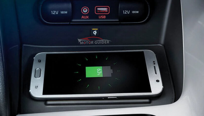 Kia Niro 2022 Interior Wirless Charging View