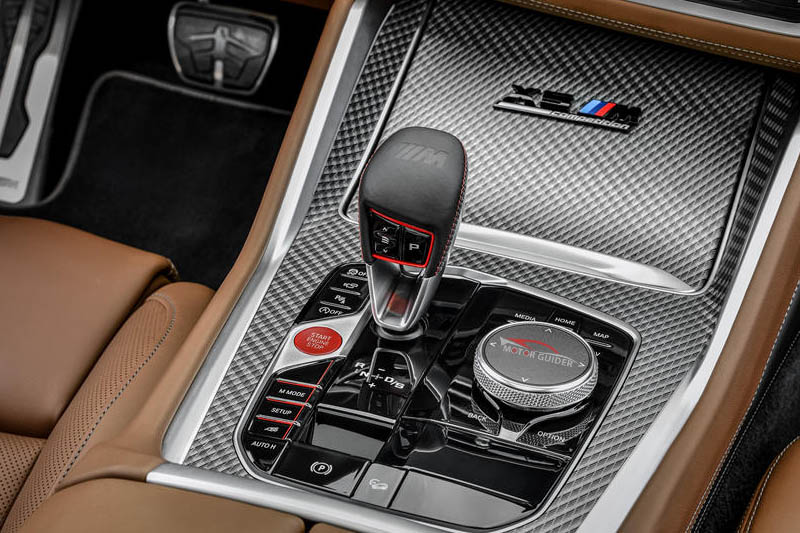 BMW X5 M 2023 Interior Gear View