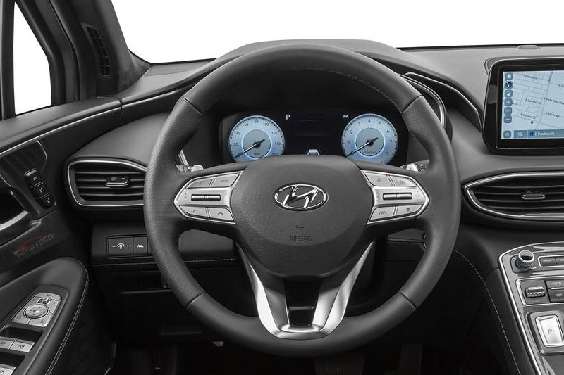 Hyundai Santa FE 2023 Interior Steering View