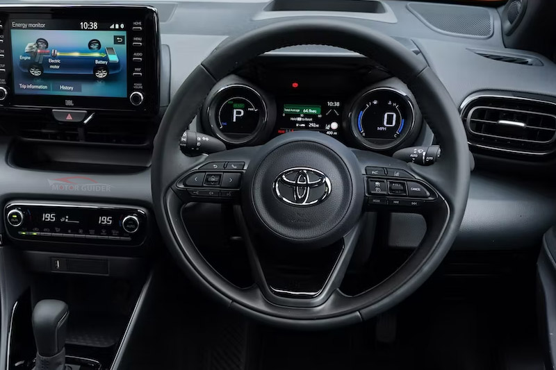 Toyota Yaris Hybrid 2023 Interior Steering View