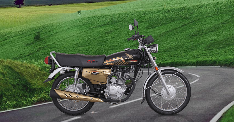 Honda CG 125S Gold Edition 2024 Black