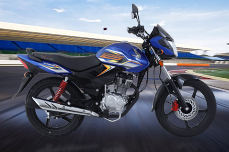 Honda CB125F 2025 Blue Colour