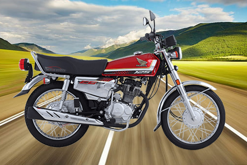 Honda CG125S Gold 2025 Red Colour