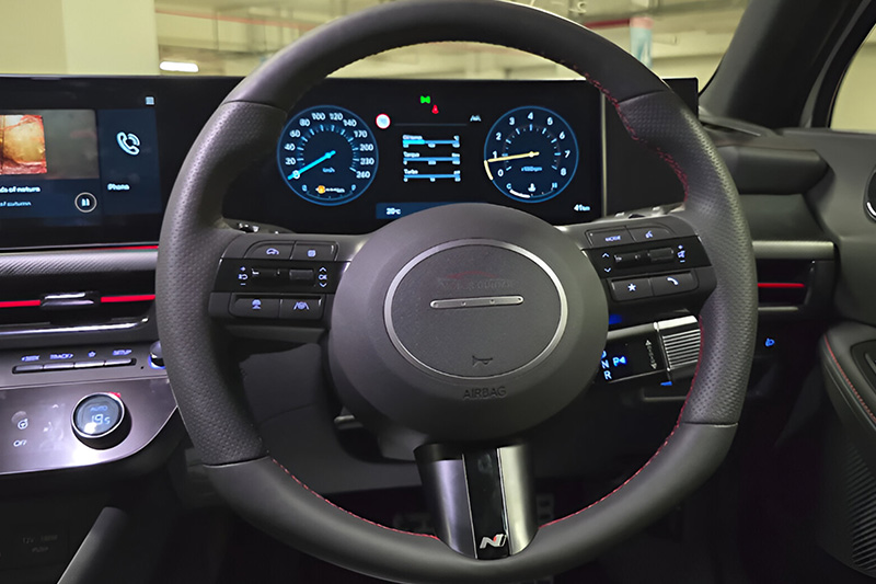 Hyundai Sonata N Line 2025 Interior Steering View