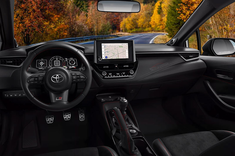 Toyota GR Corolla 2025 Interior Dashboard View