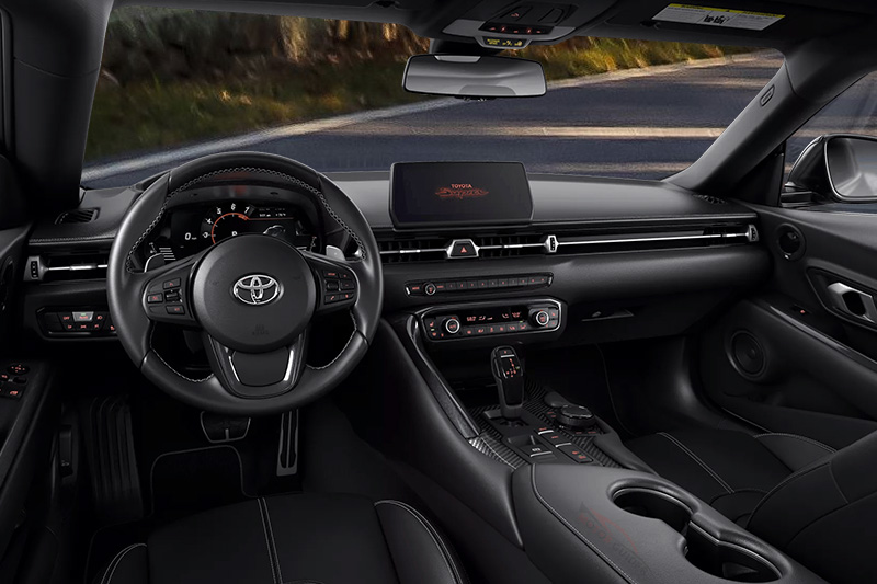 Toyota GR Supra 2025 Interior Dashboard View